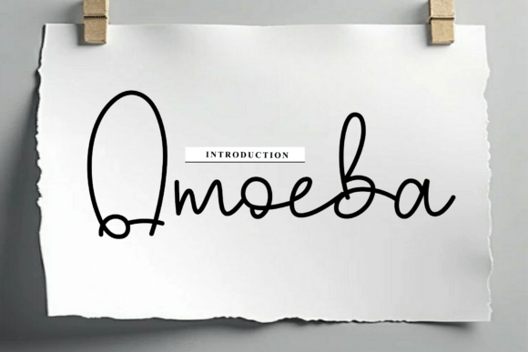 Amoeba: A Timeless Handwritten Font for Web Design