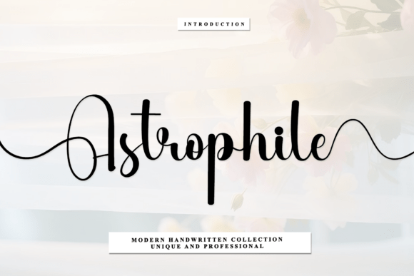 Astrophile: A Script Font That Elevates Brand Campaigns