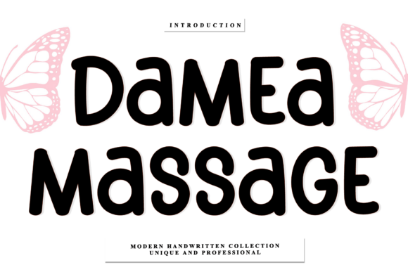 Damea Massage: A Timeless Script Font for Branding and Design