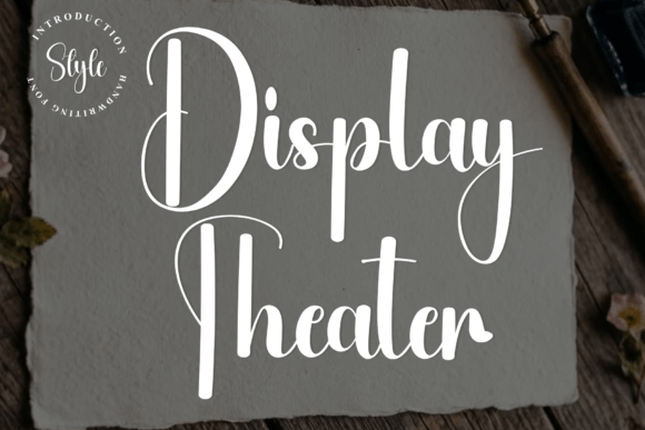 Display Theater: A Script Font for Campaign Impact