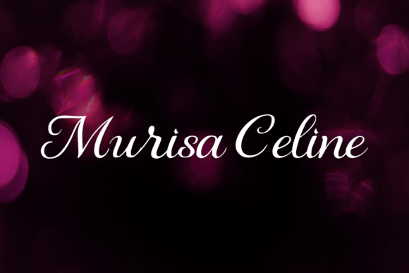 Font Choice That Speaks Volumes: Murisa Celine