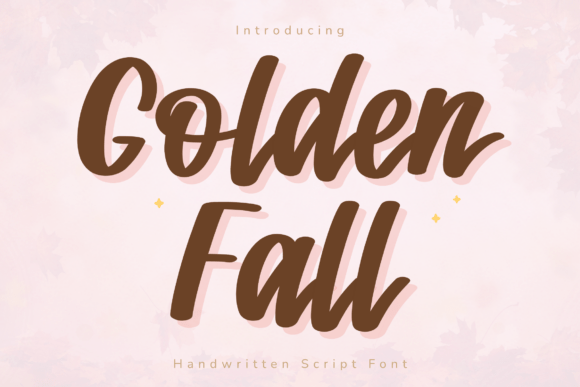 Golden Fall: A Font That Breathes Autumn Into Every Project