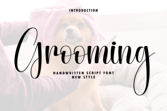 Grooming: A Script Font for Modern Campaigns