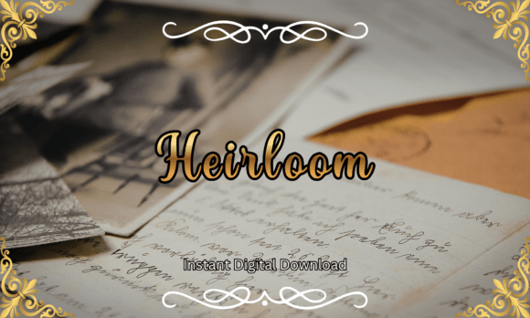 Heirloom Font: Timeless Elegance for Your Brand