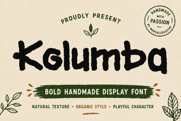 Kolumba: A Warm, Handmade Font for Branding Projects