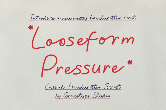 Looseform Pressure: A Font for the Soul of Editorial Design