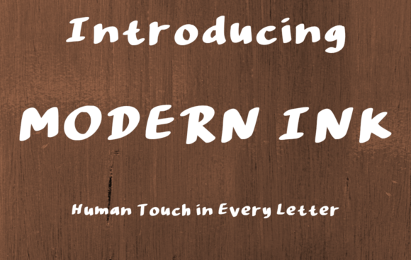 Modern Ink: A Bold Script for Creative Makers