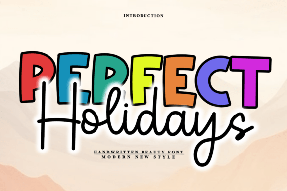 Perfect Holidays Duo: A Font That Elevates Your Brand
