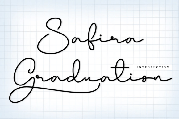 Safira Graduation: A Script Font That Elevates Web Design