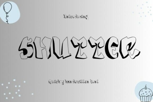 Shutter: A Handwritten Font for Creative Crafters