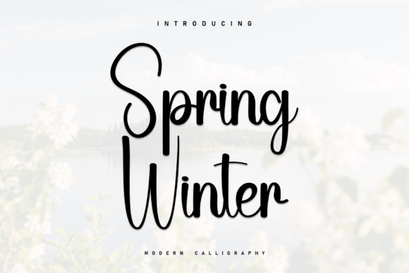 Spring Winter: A Handwritten Font for Warm Branding