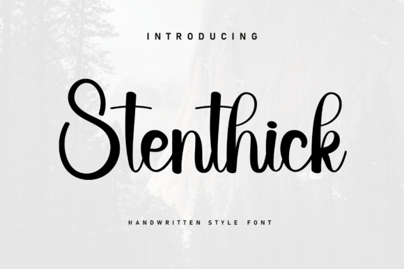 Stenthick: The Font That Makes Your Message Stand Out