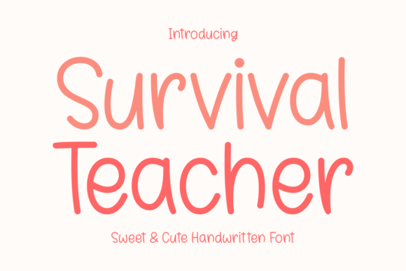 Survival Teacher: A Font That Elevates Your Brand