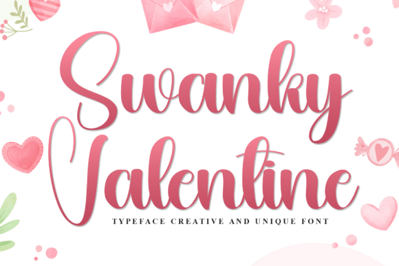 Swanky Valentine: A Typeface for Campaign Creativity