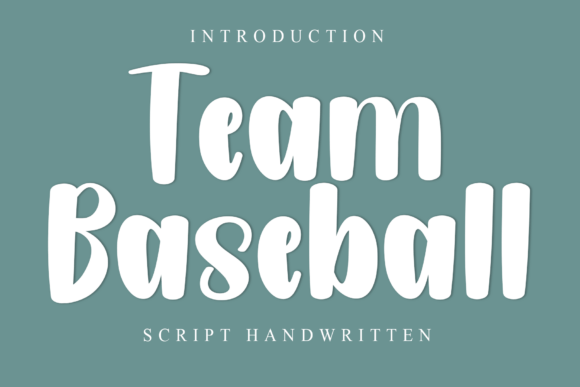 Team Baseball: A Font for Warmth and Approachability
