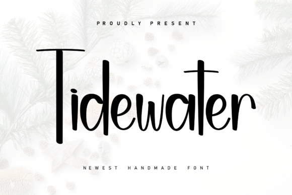 Tidewater: A Handwritten Font for Editorial Expression
