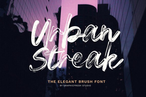 Urban Streak: A Font That Speaks with Grace