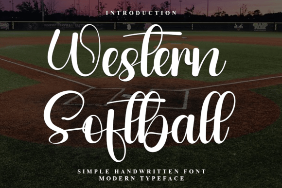 Western Softball: A Font That Brings Holiday Cheer to Your Editorial Design